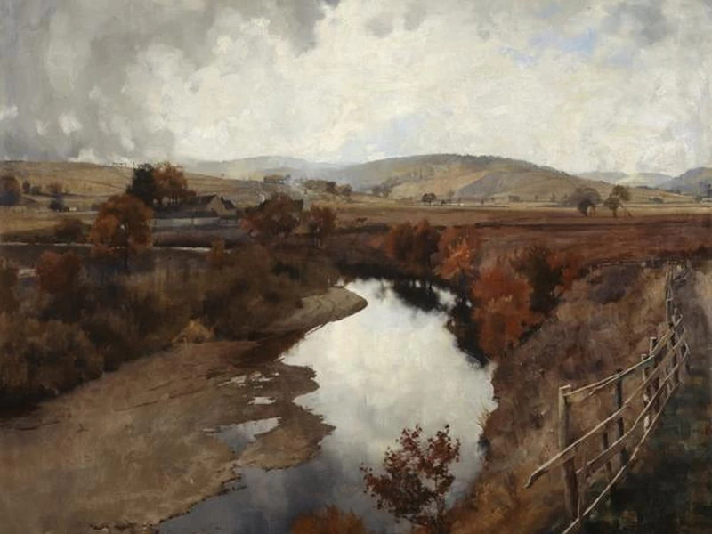1854-James Paterson - Autunno a Glencairn, Moniaive - NG 2424 - National Galleries of Scotland